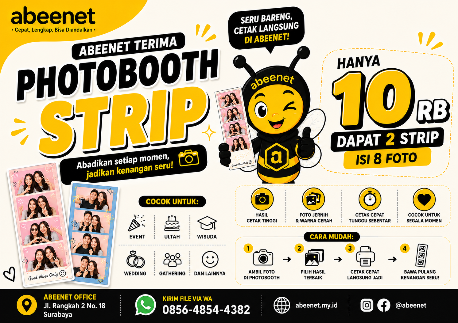 Photobooth Strip AbeeNet Surabaya